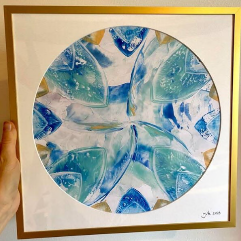 encaustic mandala encaustic mandala